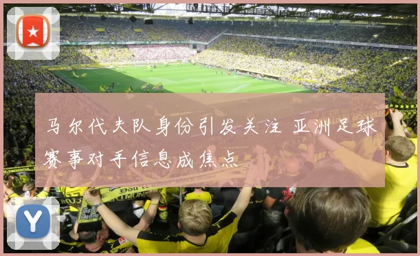 马尔代夫队身份引发关注 亚洲足球赛事对手信息成焦点