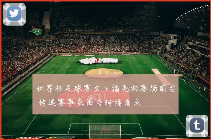 世界杯足球赛女主播亮相赛场前台 传递赛事氛围与转播看点