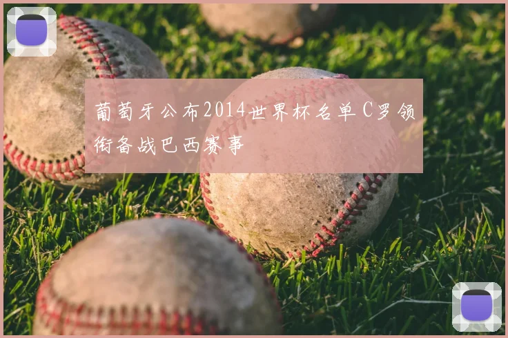 葡萄牙公布2014世界杯名单 C罗领衔备战巴西赛事